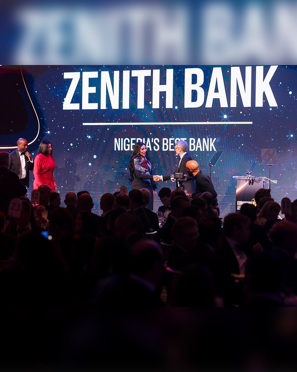 ZenithBank's tweet photo. Highlights of the presentation of Nigeria’s Best Bank Award to Zenith Bank PLC at the Euromoney Awards for Excellence 2025 at The Peninsula, London, recently with the Group Managing Director/CEO, Zenith Bank PLC, Dame Dr. Adaora Umeoji OON; Executive Director, Zenith Bank PLC, Dr. Adobi Nwapa and other Senior Executives of the Bank.

#ZenithBankOfTheYear2025 #ZenithBank #Euromoney