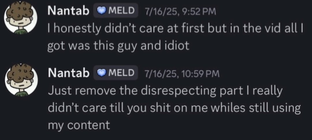 Saammuel's tweet image. A random user just took down Adv1ll's Quackity video for calling him "a dumbass." And no, I'm not joking, lmao.