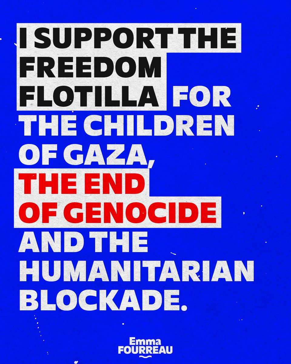 emma_frr's tweet image. I support the Freedom Flotilla for the children of Gaza, an end to the genocide and the humanitarian blockade.
Share 🇵🇸