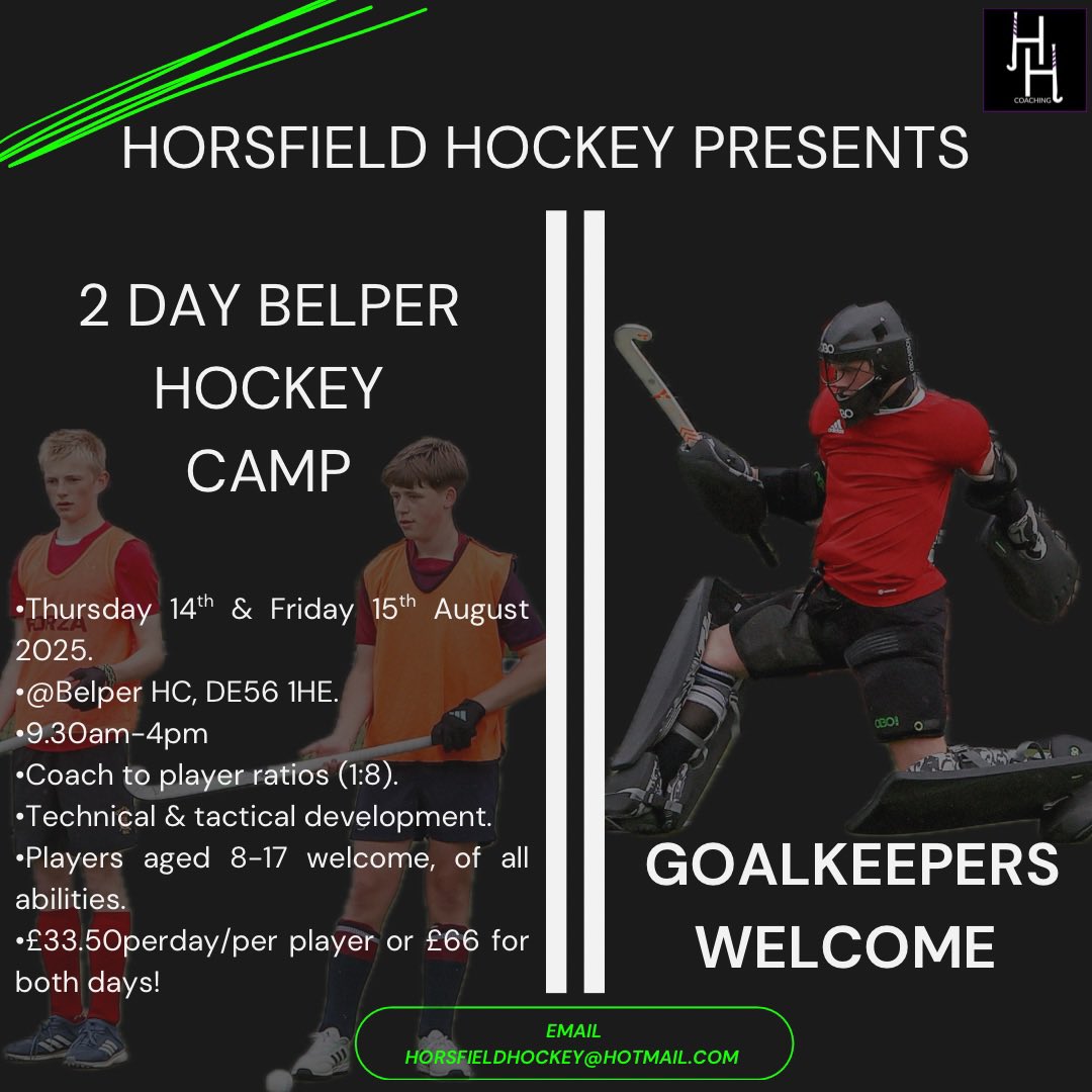 Horsfield Hockey Coaching (@horsfieldhockey) on Twitter photo E.MIDS! Join us on our 2 day summer camp: <a href="/BelperHCJnrBoys/">Belper HCJunior Boys</a> <a href="/DenstoneCollege/">Denstone College</a> <a href="/DerwentHockey/">DerwentHockeyClub</a> <a href="/NorthNottsHC/">North Notts HC</a> <a href="/DerbyHC/">Derby Hockey Club</a> <a href="/baileans/">Matlock Baileans Hockey Club</a> <a href="/AshbyHockeyClub/">Ashby Hockey Club</a> <a href="/RugbyHockeyClub/">Rugby & East Warwickshire Hockey Club</a> <a href="/BootsHockeyClub/">Boots Hockey Club</a> <a href="/LeicsHockeyClub/">Leicester Hockey Club</a> <a href="/OundleSchoolHC/">Oundle School Hockey</a> <a href="/LGS_Junior/">LeicesterGrammarJnr</a> <a href="/belperschool/">Belper School & Sixth Form Centre</a> <a href="/LboroGrammar/">Loughborough Grammar School</a> <a href="/SAnselmsPrep/">S. Anselmās School</a> <a href="/ChesterfieldHC/">Chesterfield Hockey Club</a> E.MIDS! Join us on our 2 day summer camp: <a href="/BelperHCJnrBoys/">Belper HCJunior Boys</a> <a href="/DenstoneCollege/">Denstone College</a> <a href="/DerwentHockey/">DerwentHockeyClub</a> <a href="/NorthNottsHC/">North Notts HC</a> <a href="/DerbyHC/">Derby Hockey Club</a> <a href="/baileans/">Matlock Baileans Hockey Club</a> <a href="/AshbyHockeyClub/">Ashby Hockey Club</a> <a href="/RugbyHockeyClub/">Rugby & East Warwickshire Hockey Club</a> <a href="/BootsHockeyClub/">Boots Hockey Club</a> <a href="/LeicsHockeyClub/">Leicester Hockey Club</a> <a href="/OundleSchoolHC/">Oundle School Hockey</a> <a href="/LGS_Junior/">LeicesterGrammarJnr</a> <a href="/belperschool/">Belper School & Sixth Form Centre</a> <a href="/LboroGrammar/">Loughborough Grammar School</a> <a href="/SAnselmsPrep/">S. Anselmās School</a> <a href="/ChesterfieldHC/">Chesterfield Hockey Club</a>