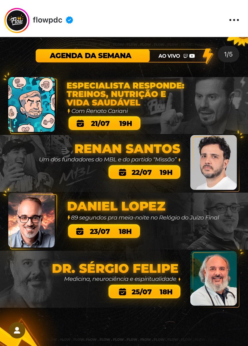 Amandavettorazz's tweet image. Quer dizer que amanhã tem @RenanSantosMBL no Flow Podcast?👀🐆