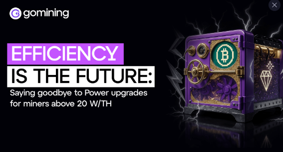 CryptoFarmerXD's tweet photo. ⚡️ Don't forget to upgrade your @gomining efficiency before the pomo code expires!

▶️ 10% off Energy Efficiency upgrades up to July 25 [3 pm UTC] with code EE20WTH https://t.co/DS0HYvU71R