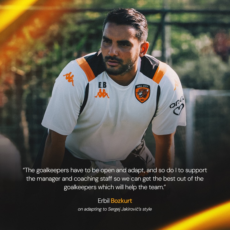 HullCity's tweet photo. Keeping Up with the Keepers! 🧤 

We sat down with @erbil_bozkurt while out in Türkiye to discuss the goalkeeping department 👇 

#hcafc