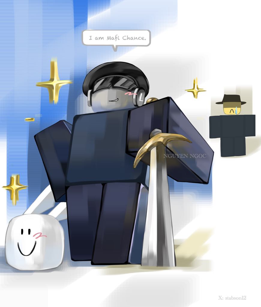 stabson12's tweet image. He stole Mafioso's sword and his bunny💧
#doublefedora #Forsaken