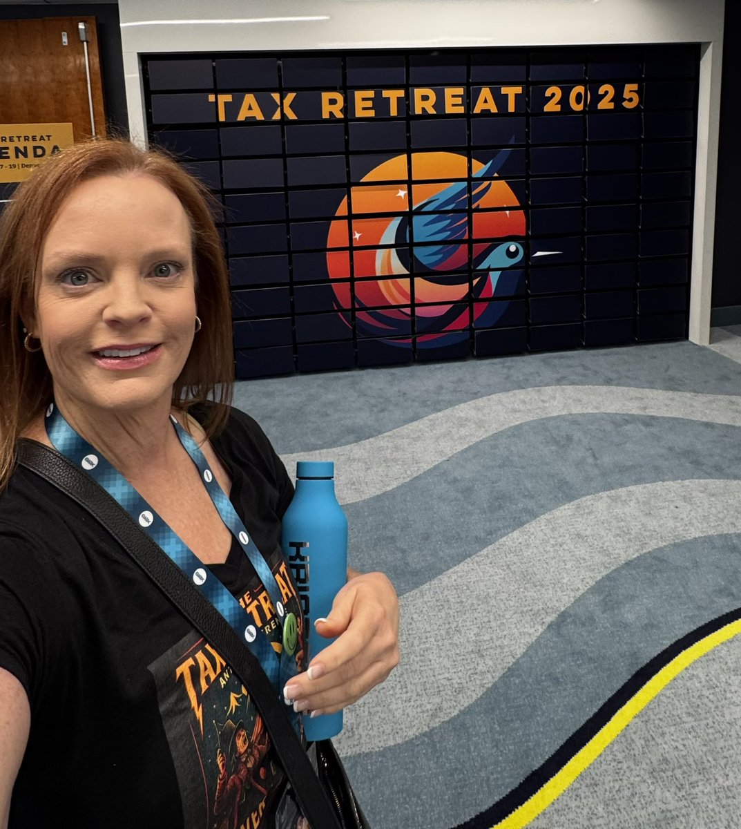 First time attending and highly recommend.  Met so many amazing people from our profession.  #taxretreat25 #TaxTwitter