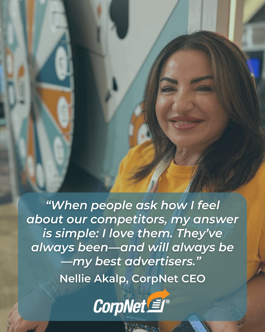 CorpNet (@corpnet) on Twitter photo When you lead with passion, integrity, and results, even your competitors can’t help but talk about you.
Just one of many reasons we love hearing from our fearless CEO, <a href="/CorpNetNellie/">Nellie Akalp</a>
#CorpNet #WomenInBusiness #CEOWisdom When you lead with passion, integrity, and results, even your competitors can’t help but talk about you.
Just one of many reasons we love hearing from our fearless CEO, <a href="/CorpNetNellie/">Nellie Akalp</a>
#CorpNet #WomenInBusiness #CEOWisdom