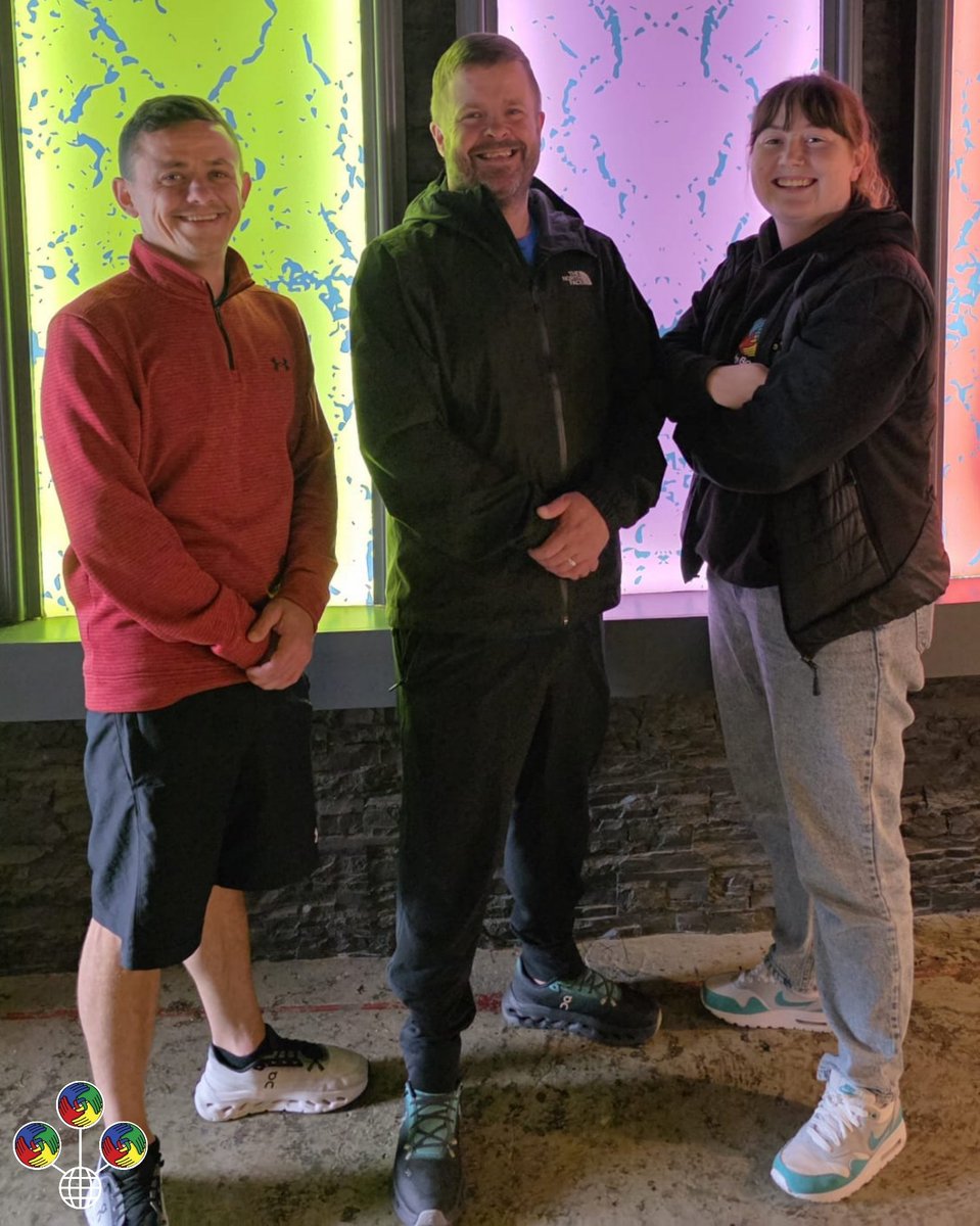 SJBYouthCentre's tweet photo. 1/2 Our youth work team spent their final afternoon together before Stephen, our Project Leader, departs for Africa. Over the coming months, Warren &amp; Emily will continue to deliver our programme on the ground while Stephen supports the team remotely. https://t.co/Q9pIuvVQGd