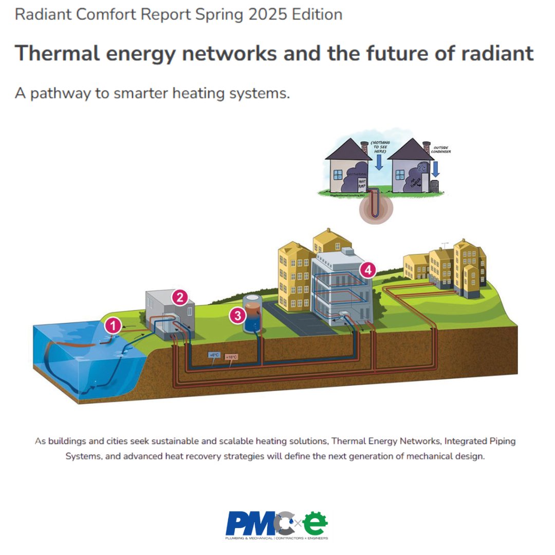 Exciting insights from Plumbing &amp; Mechanical on the future of building energy! Our very own Greg Cunniff P.E. shares how Radiant Heating And Cooling systems are central to the next generation of infrastructure.

Learn more here!
bit.ly/3Uh1R52
loom.ly/nVZK2KA