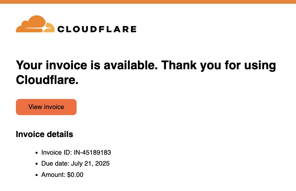 lizziepika's tweet image. When I look at any bill that isn't my Cloudflare $0.00/month invoice