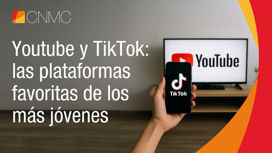 ¿Qué ve la Generación Z?

📱 Ni TV, ni Netflix: los jóvenes prefieren YouTube
📊 La tele de pago, opción menos favorita.

Consulta los datos👉 blog.cnmc.es/2025/06/09/pan…

#Audiovisual #GenZ #CNMCData