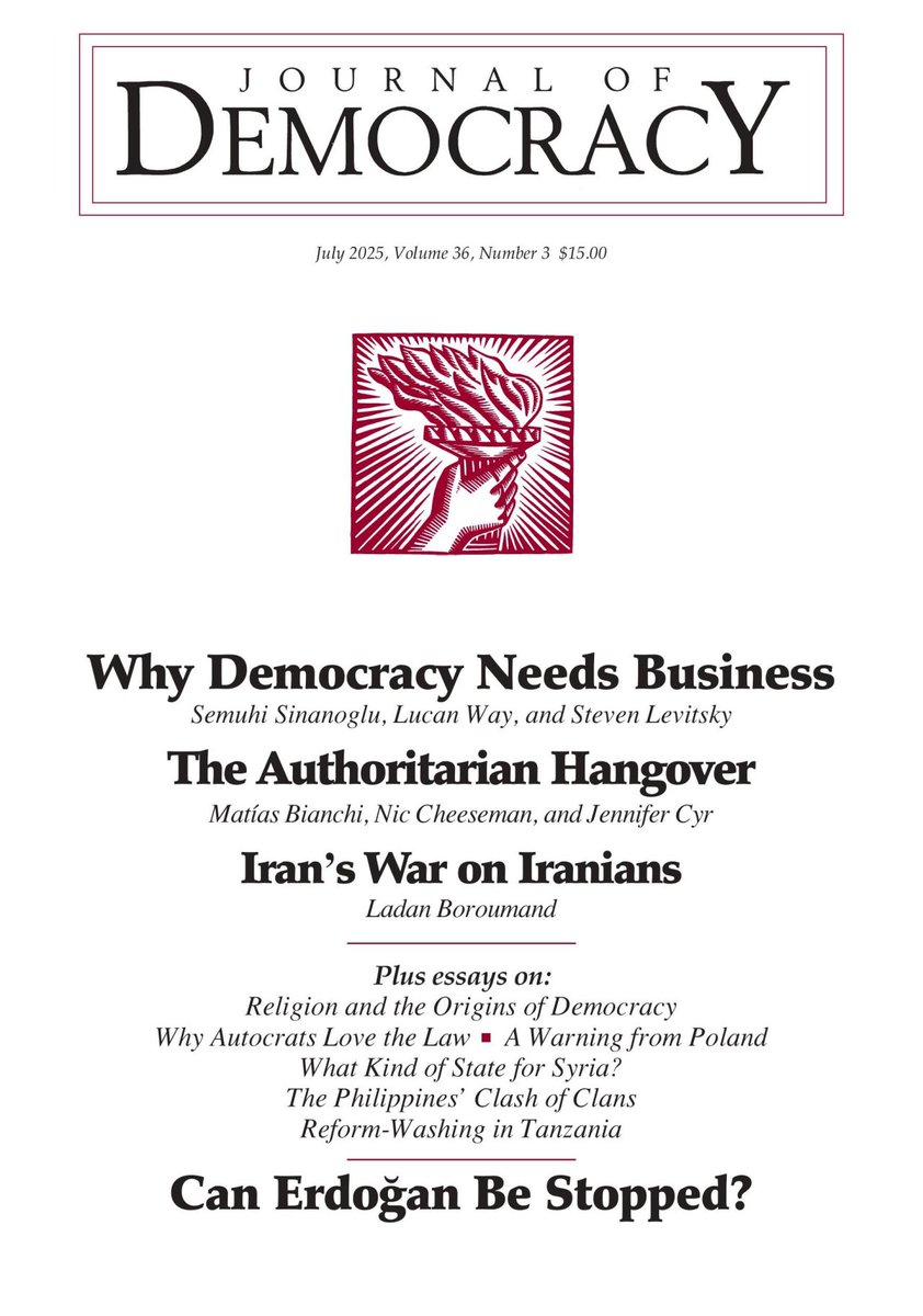 JoDemocracy's tweet image. ⚠️LAST WEEK TO READ FREE! ⚠️
Read our July issue for free while you can!
muse.jhu.edu/issue/55125