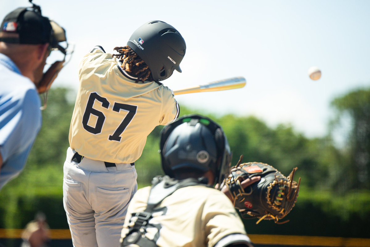 USABasePipeline's tweet image. From PDP testing to on-field work, Hank Aaron Invitational day 2️⃣ had it all 😤