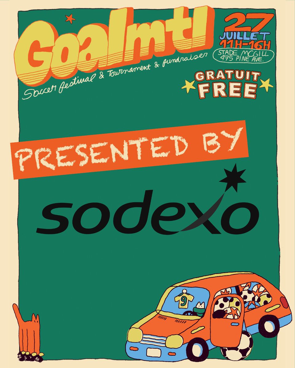 Proud to have Sodexo on board as a presenting partner for GOAL MTL 2025.
Their support helps us serve communities and elevate youth programming both on and off the pitch. Thank you for fueling the movement—on every level.