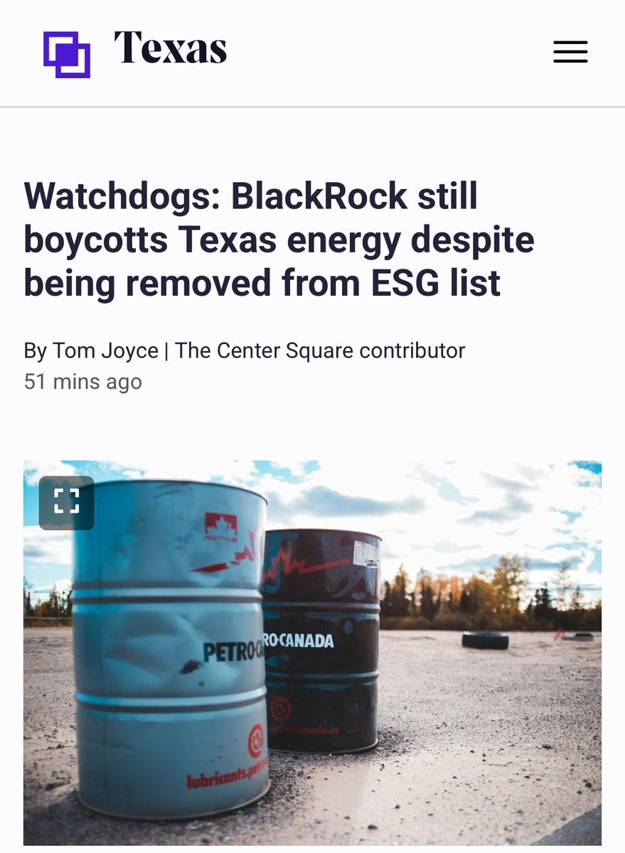ConsumersFirst's tweet image. NEW: @BlackRock continues to engage in practices that meet the statutory definition of an energy boycott and should be readded to Texas’s list of companies that boycott American energy companies.
We review the evidence in our new report with @4AmericanEnergy:…