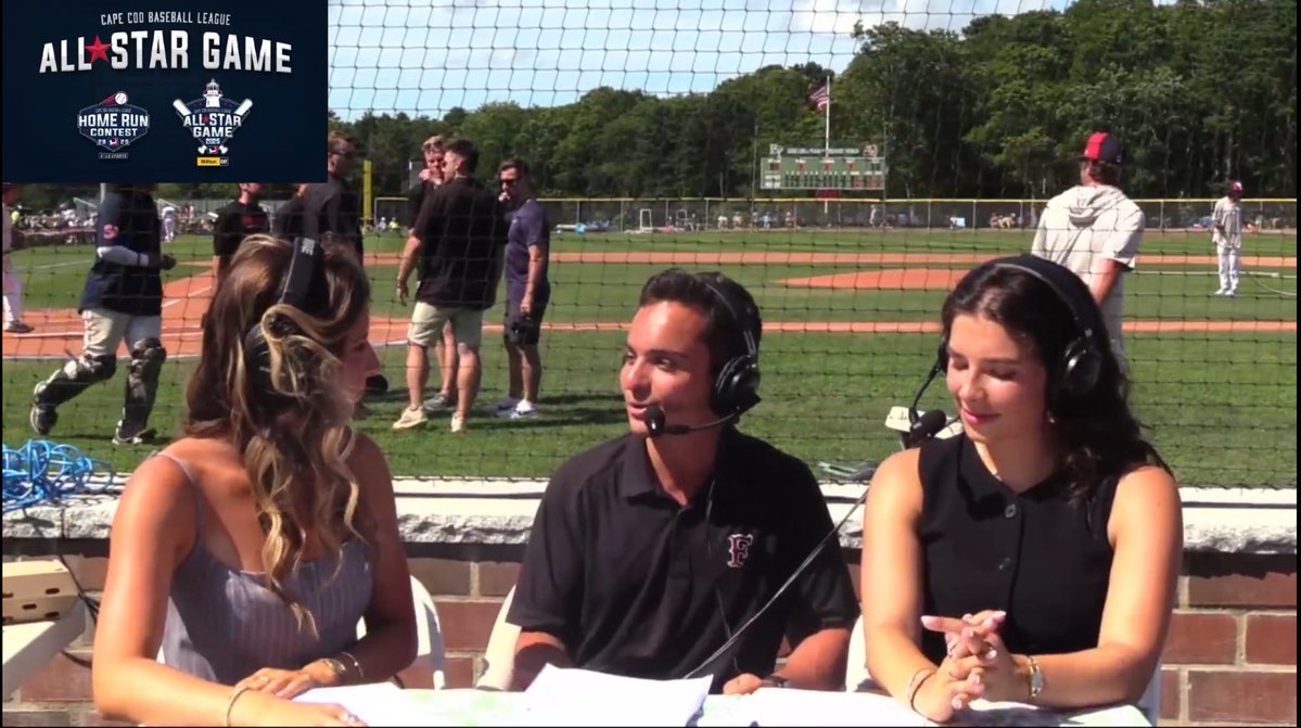 RyanMartinPxP's tweet image. Reflecting on this past Saturday — so appreciative to have called the 2025 @OfficialCCBL All-Star Game for @NESN & Cape League TV!
An unforgettable experience & a privilege to share w/ @meatstweets, @BurgessLuke03, & @AdamCBeck18.
Cape League TV replay: vcloud.hudl.com/broadcast/embe…