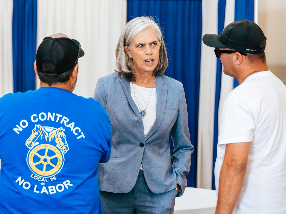 WhipKClark's tweet image. The way we secure progress is by standing together. Proud to stand in solidarity with @Teamsters25 as they fight for the wages and benefits they deserve.