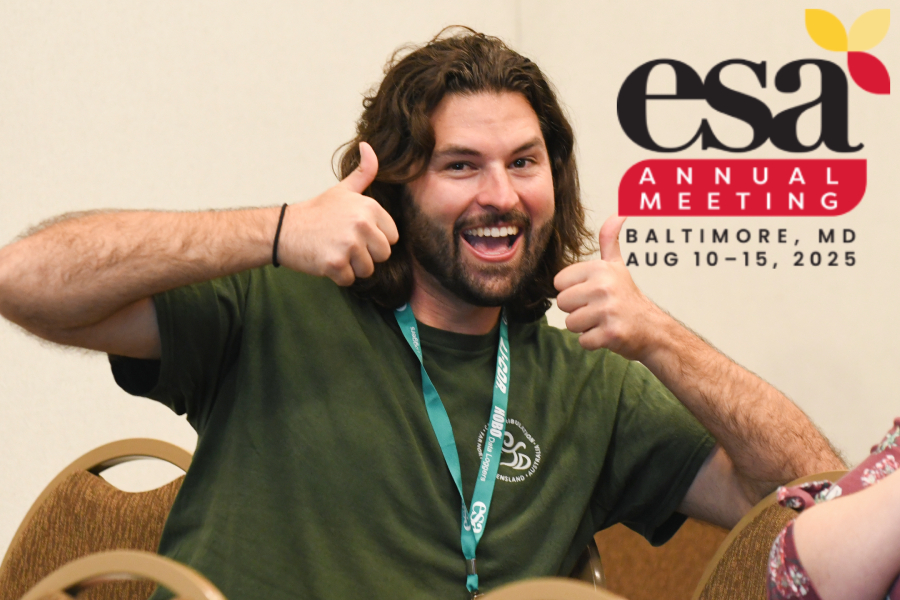 ESA_org's tweet image. A friendly reminder that your last chance to save on pre-registration for the Annual Meeting is this Thursday! esa.org/baltimore2025/…