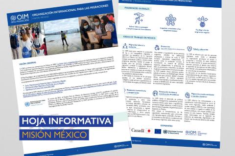 OIM_Mexico's tweet image. 🤝 La #OIM en México 🇲🇽 trabaja para salvar vidas, en la integración de las personas #migrantes y en facilitar vías regulares para migrar.

Consulta nuestra #HojaInformativa y conoce nuestras prioridades, áreas de trabajo y compromisos en favor de las personas migrantes,…
