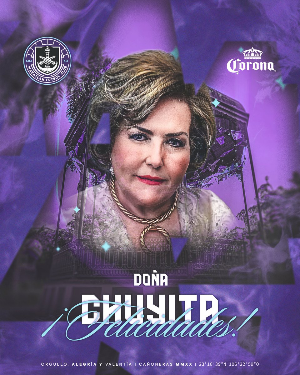 MazatlanFC's tweet image. ¡Feliz cumpleaños, Chuyita querida! Pásala como te lo mereces a lado de @PonchoLizarraga y todo @ElRecodoOficial.