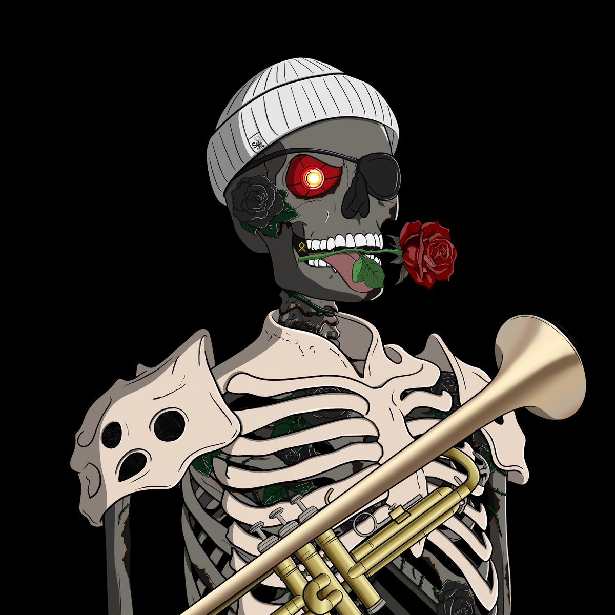 SOLANADEADS's tweet image. Silas Darkwhisper moves where code fades to silence, the Veil’s Enigma, born of The Cyber Reckoning’s ghostlight. His body is a fusion of necromantic pulse and forgotten tech, etched in circuits that hum with the weight of ancient graves.
He does not shout. He whispers, and in…
