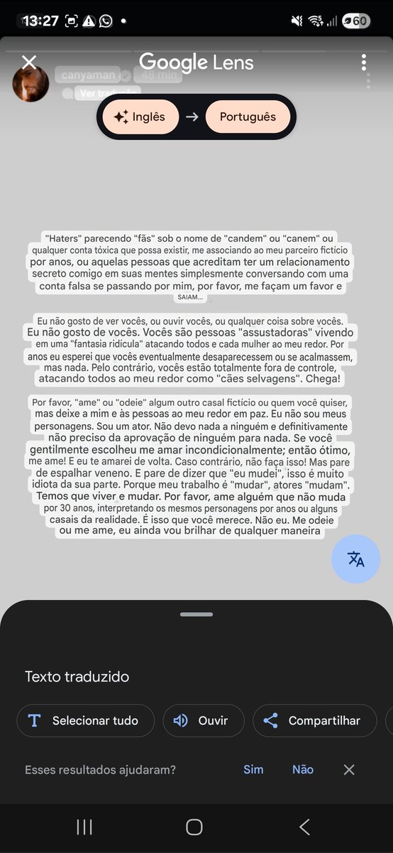 FINALMENTE ESSE DIA CHEGOU!!!!!

GRAÇAS A DEUS!!!!!!!

Obrigada Deus, por ter dado à ele a coragem necessária para tomar essa atitude e assim se apropriar da sua vida, escolhas e da sua PAZ!

Esse é o MEU PATRÃO!!!

5 ANOS esperando por isso! Finalmente!

#CanYaman