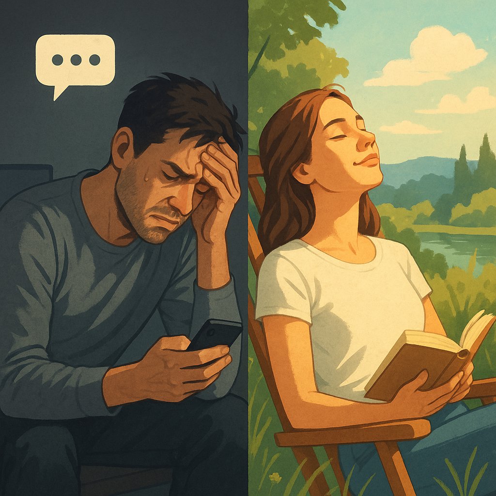 Tu salud mental importa. El 'siempre disponible' no es sostenible. 🤯 ¡Exige tu #DerechoADesconectar! Descubre por qué es vital para evitar el #AbsentismoLaboral y promover el #BienestarLaboral. Lee más: ugt.es/desconexion-di… #UGT