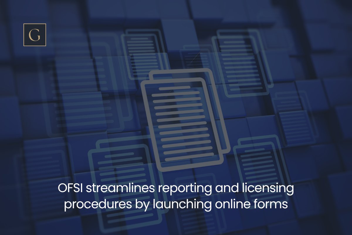 uk_immigration's tweet photo. OFSI streamlines reporting and licensing procedures by launching online forms. 
Read more: https://t.co/YY6Q99kPiK

#OFSI #GeneralLicence #LicenceApplication #FrozenAsset #ReportingForm https://t.co/1wWp4VGmgK