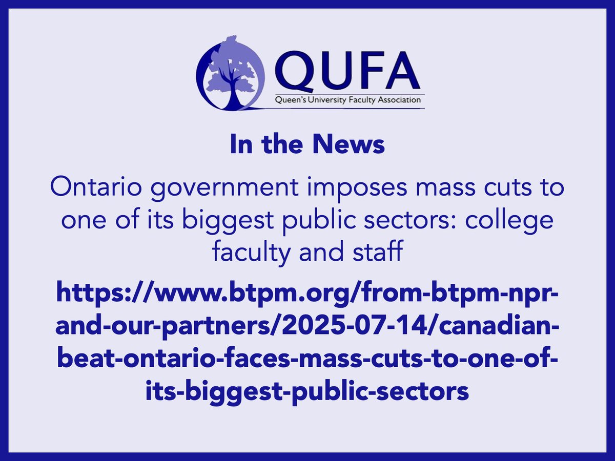 In the News: Ontario government imposes mass cuts to one of its biggest public sectors: college faculty and staff: btpm.org/from-btpm-npr-…