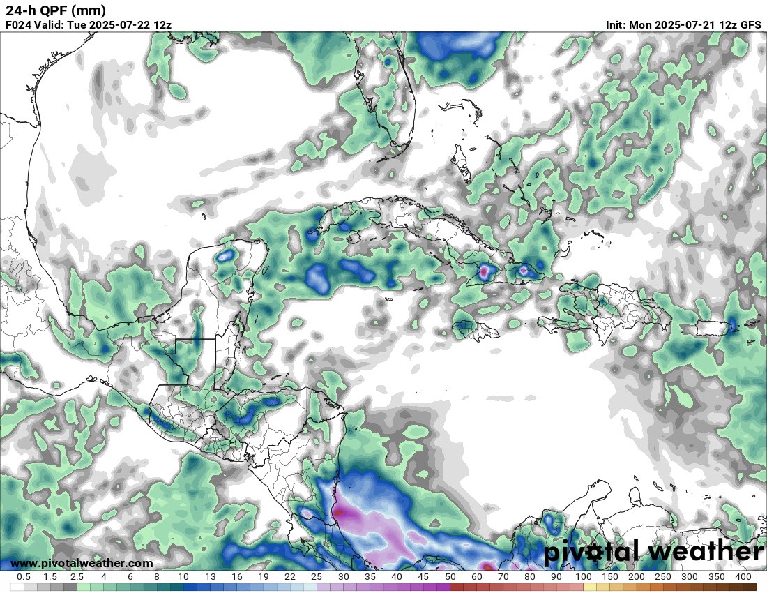 ClimaenGuate's tweet image. Se mantiene influencia de alta presión y viento noreste acelerado con baja probabilidad de lluvia en el centro, oriente y occidente, además de ambiente caluroso hacia mediodía y frío en horas de la noche y madrugada, no se descartan algunas lloviznas en estas regiones.
En…