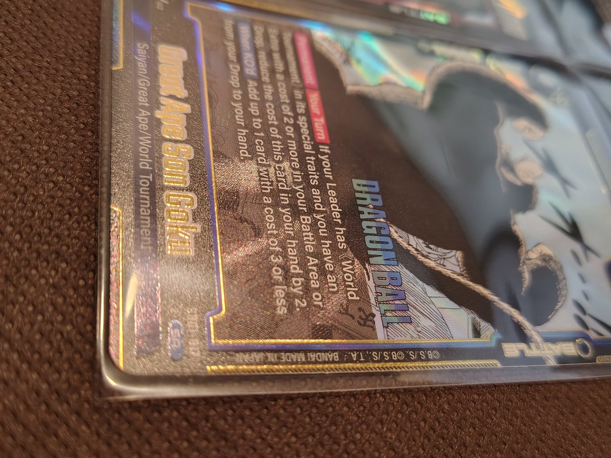 GenuineGME's tweet image. DBZ Manga Booster pack 3 of 9 from @gamestop
The quality and details are 🔥