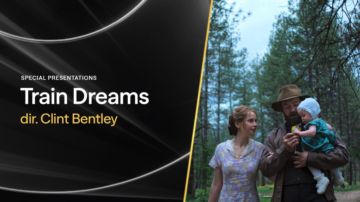 #TIFF50 International Premiere:

🛤️ TRAIN DREAMS
dir. Clint Bentley