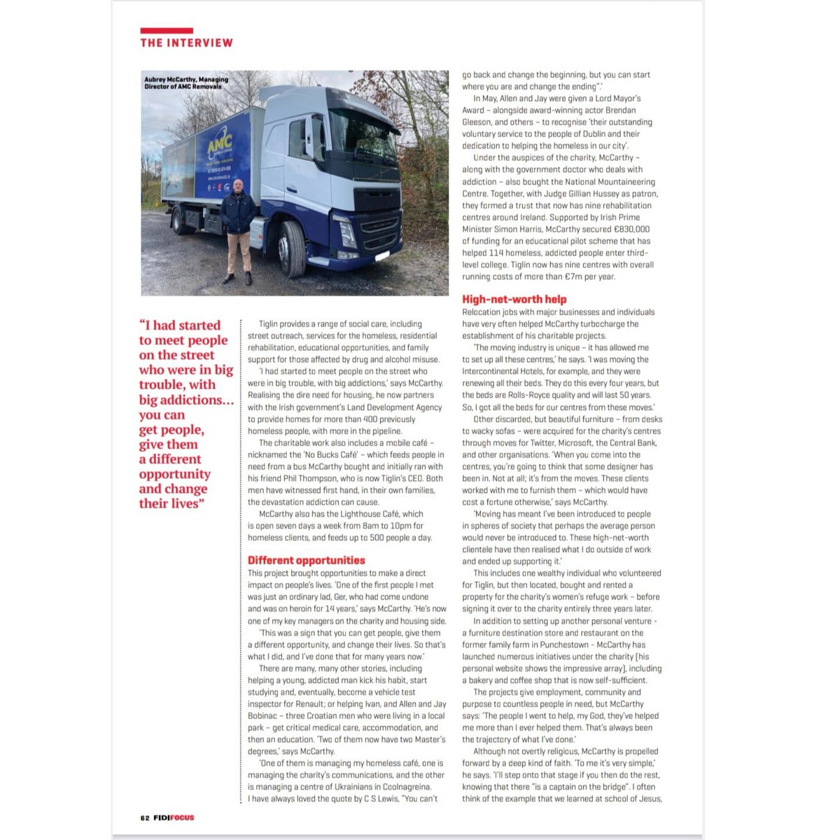 carthy_aubrey's tweet image. Proud to be featured in @FIDIglobal by editor Dominic Weaver, where I reflect on the intersection of the moving industry, social entrepreneurship, and public service. From starting out in the moving business to building a team committed to ethical relocation, and now serving in…