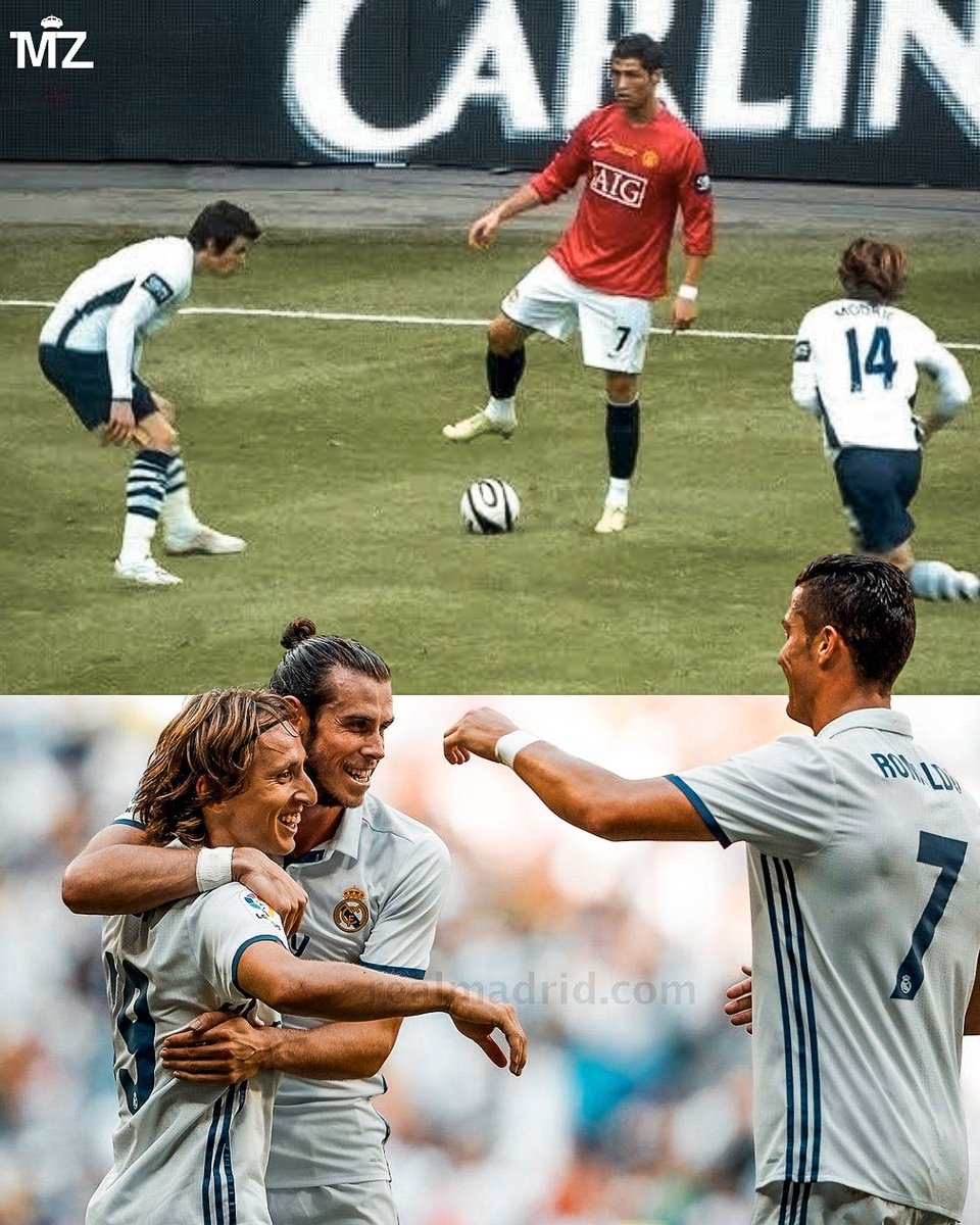 Eles ainda não tinham consciência de tudo o que ganhariam juntos no Real Madrid.