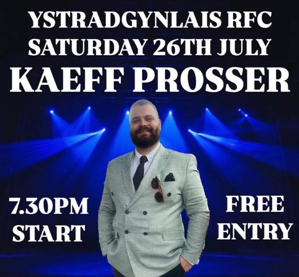 This Saturday we are extremely fortunate to host the fantastic voice of Kaeff Prosser. 

His previous performances have caused huge social media reactions and ever since we have been waiting excitedly to host this wonderful talent. 

This Saturday from 7.30pm, with free entry.