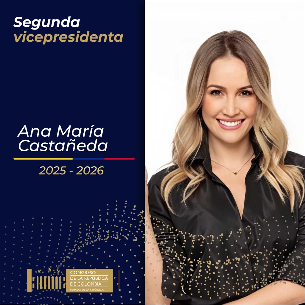#Nación📰Ejercerá en el último año de gobierno de <a href="/petrogustavo/">Gustavo Petro</a> y será la última legislatura, hasta el 20 de julio de 2026. Ya había ejercido esa dignidad. Miembro del <a href="/PartidoLiberal/">Partido Liberal</a> el cartagenero <a href="/Lidiosenado/">Lidio Garcia Turbay</a> fue elegido presidente del <a href="/SenadoGovCo/">Senado de la República 🇨🇴</a> 📰
