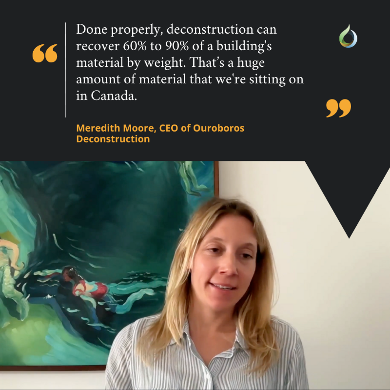 FuturEconomy's tweet photo. What will it take to stop treating circularity like an exception—and start scaling it as a system?

The third episode of the #WickedSolutions series, presented by @GenerateCanada and @_Cooperators, explores how we can turn rubble into resilience.