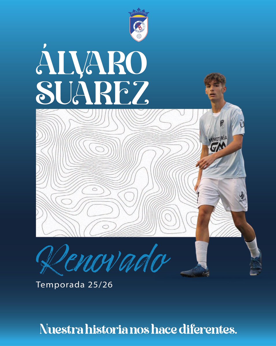 Juvenil Interinsular | ✍🏽 Álvaro Suárez renueva su compromiso con el CD Doramas y vestirá nuestra camiseta una temporada más.🩵🤍