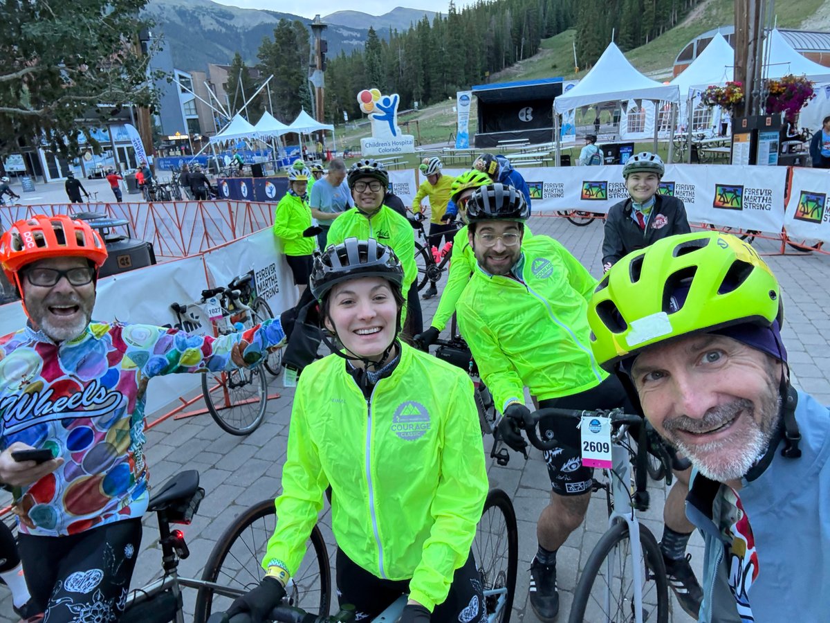 CUCancerCenter's tweet image. Another fantastic Courage Classic! @WOJTeam biked to raise money for children fighting cancer and blood diseases at this @givechildrensco event! CU Cancer Center's James DeGregori, PhD, John Janetzko, PhD, and Adam Green, MD, were among the over 200 team members who participated.