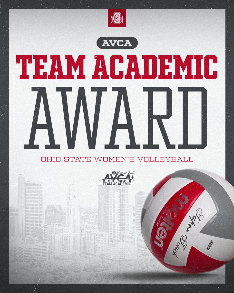 OhioStateWVB's tweet image. Congratulations to the 2024-25 Buckeye squad on earning the AVCA Team Academic Award ‼️👏
To qualify, teams had to maintain an average GPA of 3.3 or higher!
#GoBucks