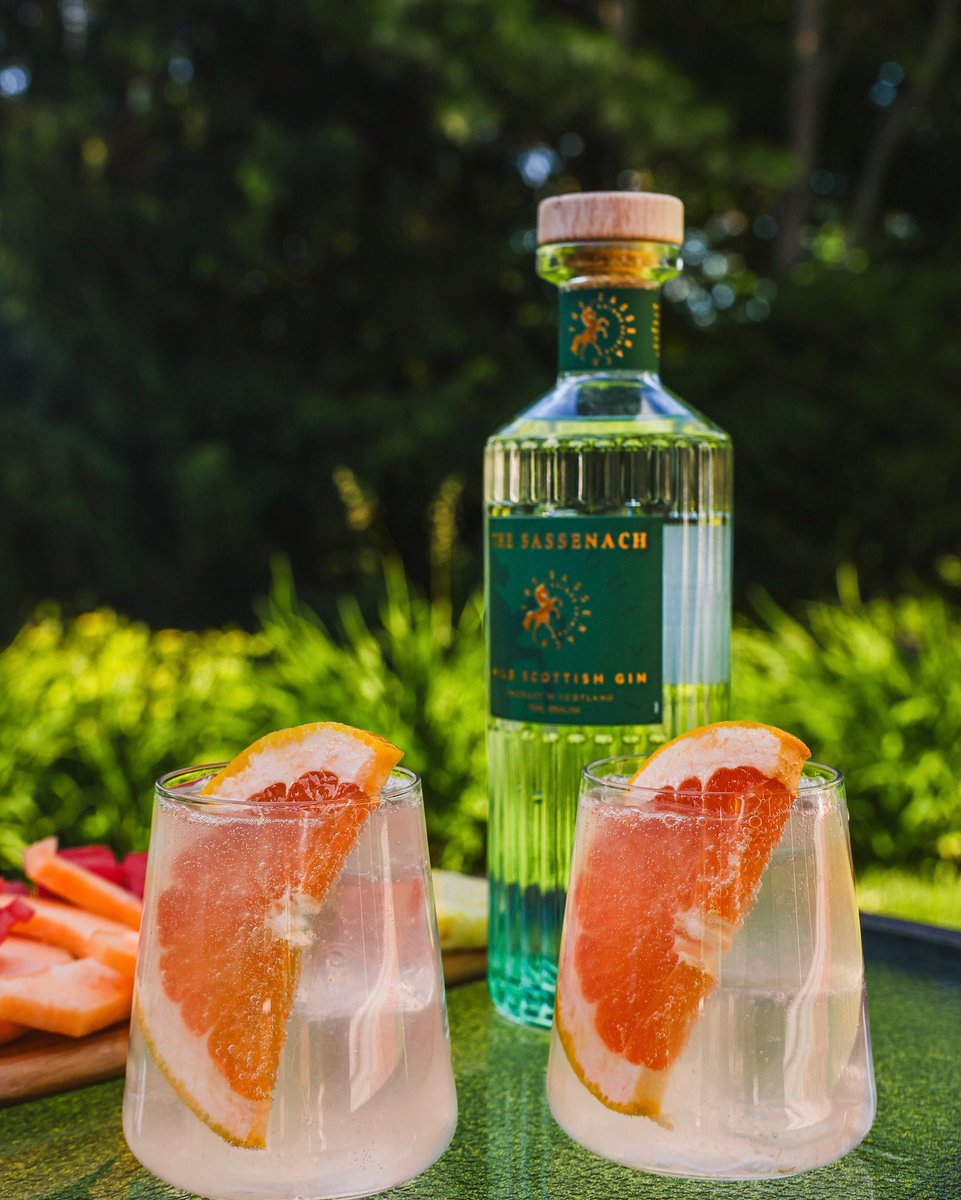 Sip of summer with a Scottish twist✨

Grapefruit Gin Fizz
2 oz Sassenach Gin
2 oz fresh grapefruit juice
Club soda

Add gin and grapefruit juice to a shaker with ice and shake to chill. Strain over ice, top with soda, and garnish with a grapefruit slice. Simple and delicious!