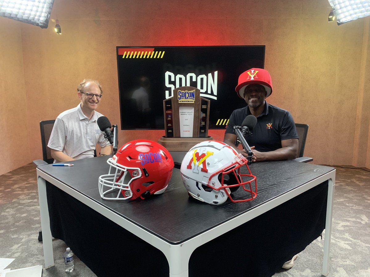 jamjamwalton's tweet image. Day 1 of @SoConSports Football Media Day 🎥 
Lights, Camera, Action! #RahVaMil