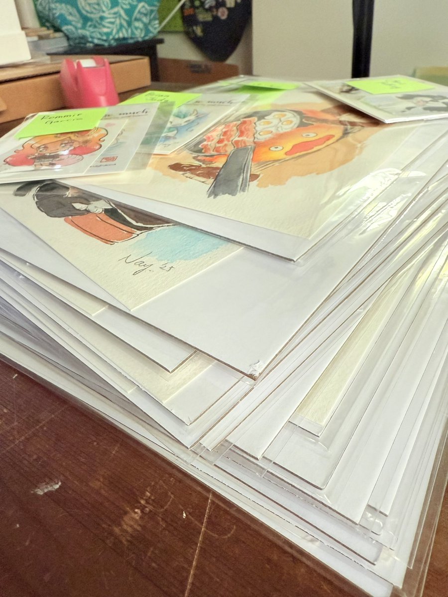 naybacca's tweet image. Finally finished all the commissions plus some of the waitlist ones!! Whew!😥
I will be taking a few more to work on at the booth. Please come early Wednesday and Thursday limited to 5 slots.
@SD_Comic_Con @Comic_Con #commissions