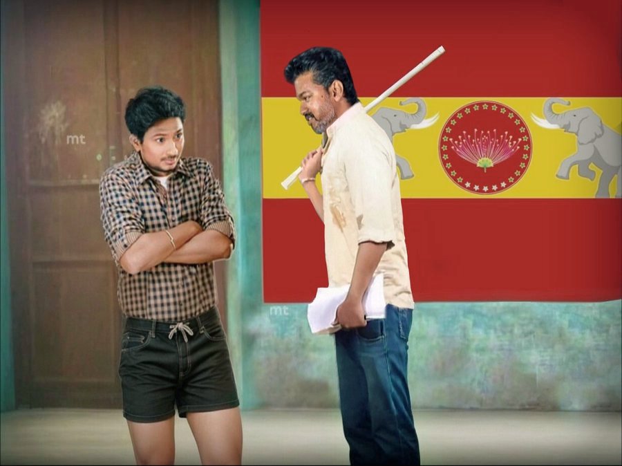 நாலு வருஷம் மக்களுக்கு எதுவும் செய்யாம நாய் போல நக்கிட்டு அஞ்சாவது வருஷம் மக்களுக்கு நல்லது செய்ற மாதிரி சீன் போட்டா நீ நல்லவனாடா திருட்டு பொறம்போக்கு ❤️🖤

#NoVoteForDMK #DMKAbusesWomen #TVKVijay