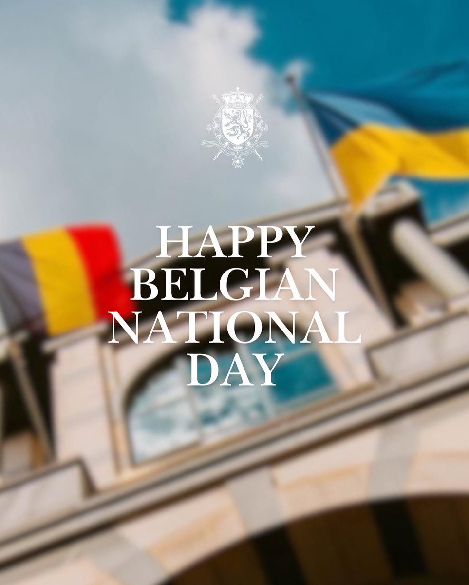 BelgiumUkraine's tweet image. Happy Belgian National Day! 🇧🇪
A day to honour our unity, shared values, and the enduring friendship between Belgium and Ukraine.
Bonne fête nationale !
Fijne nationale feestdag!
Einen schönen Nationalfeiertag!