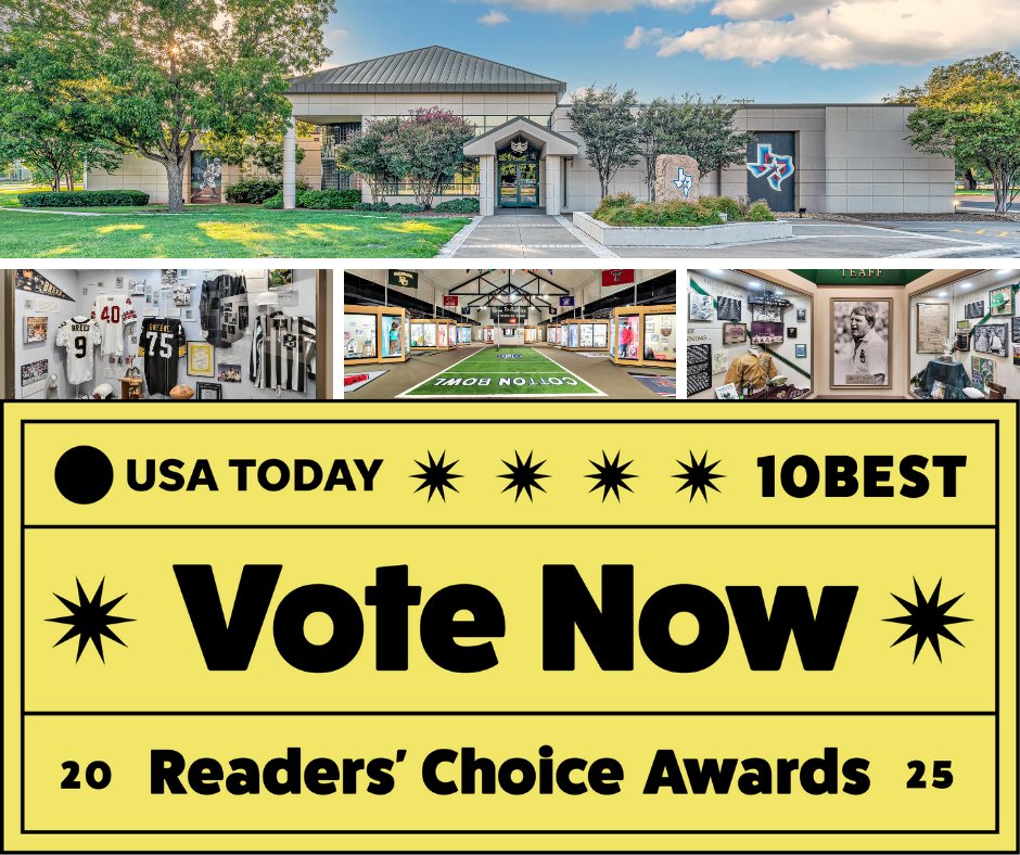 TXSportsHOF's tweet image. 🌟🏆 Exciting news! We've been NOMINATED for Best Attraction for Sports Fans in @USATODAY 10BEST Readers' Choice Awards! 🎉You can vote DAILY until August 18th! 🗳️🔥 Cast your vote NOW for the Texas Sports Hall of Fame 👉 10best.usatoday.com/awards/texas-s…
#TexasSportsHallOfFame #VoteNow…
