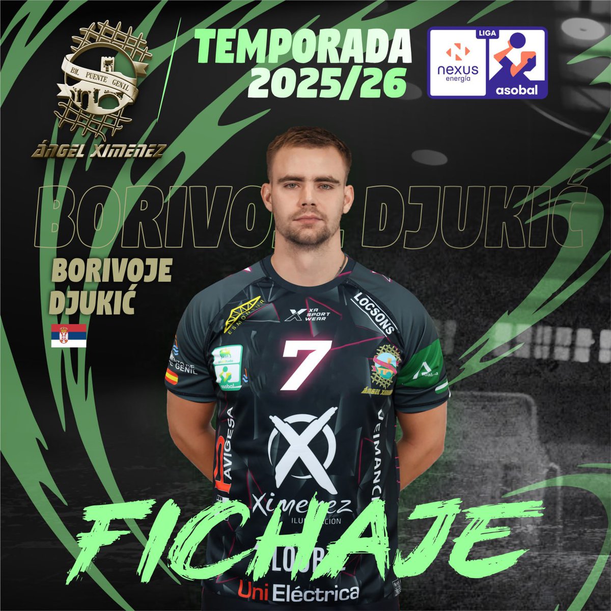 BM Ángel Ximénez Puente Genil (@angelximenezbm) on Twitter photo #OFICIAL 📣 ¡Borivoje Djukić vuelve a Puente Genil! 🔥
Tras una primera etapa en 2022, el lateral izquierdo 🇷🇸 regresa a nuestro club y a <a href="/ASOBAL/">Liga ASOBAL</a> para esta temporada 2025/2026 💪
¡𝑩𝑰𝑬𝑵𝑽𝑬𝑵𝑰𝑫𝑶, 𝑫𝑱𝑼𝑲𝑰𝑪! 🙌
📝 clubbalonmanopuentegenil.es/comunicado-ofi…
#VamosMiGenil #VamosAX #OFICIAL 📣 ¡Borivoje Djukić vuelve a Puente Genil! 🔥
Tras una primera etapa en 2022, el lateral izquierdo 🇷🇸 regresa a nuestro club y a <a href="/ASOBAL/">Liga ASOBAL</a> para esta temporada 2025/2026 💪
¡𝑩𝑰𝑬𝑵𝑽𝑬𝑵𝑰𝑫𝑶, 𝑫𝑱𝑼𝑲𝑰𝑪! 🙌
📝 clubbalonmanopuentegenil.es/comunicado-ofi…
#VamosMiGenil #VamosAX