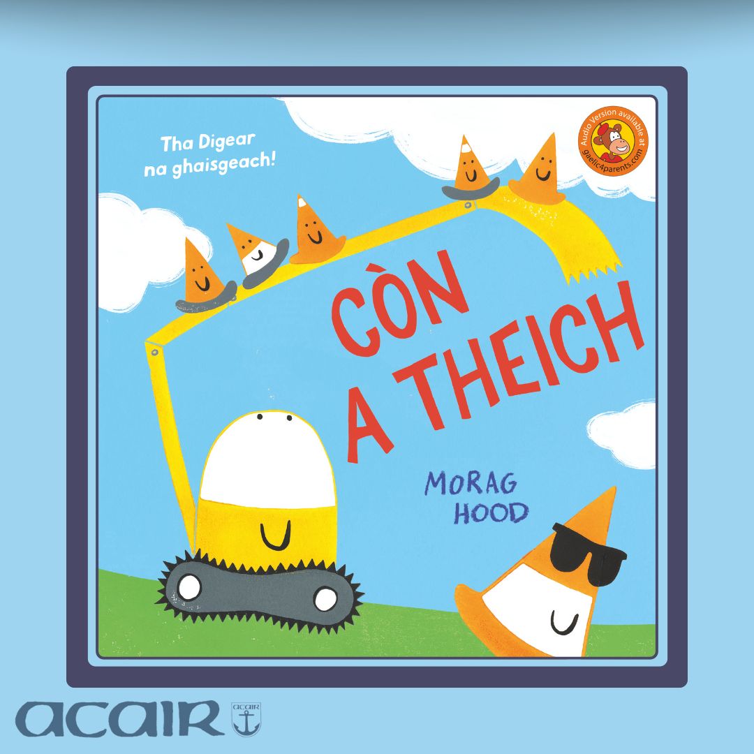 AcairBooks's tweet image. Tha Ùisdean an còn trafaig air chall! Ach na gabhaibh dragh: Tha Digear a’ dèanamh rannsachadh.
Dàna-thuras èibhinn mu chàirdeas aig an obair-rathaid, bhon sgrìobhadair eirmseach Morag Hood.
📘 acairbooks.com/books/con-a-th…
#Acair #Gàidhlig #Gaelic #leughadh #leabhraichean