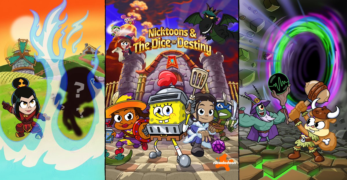 NickRPGGame's tweet image. Now that two of the bosses, Plankton and Azula, have joined the mix, who do you think the last silhouette is? 🔥
@Nickelodeon #DiceofDestiny