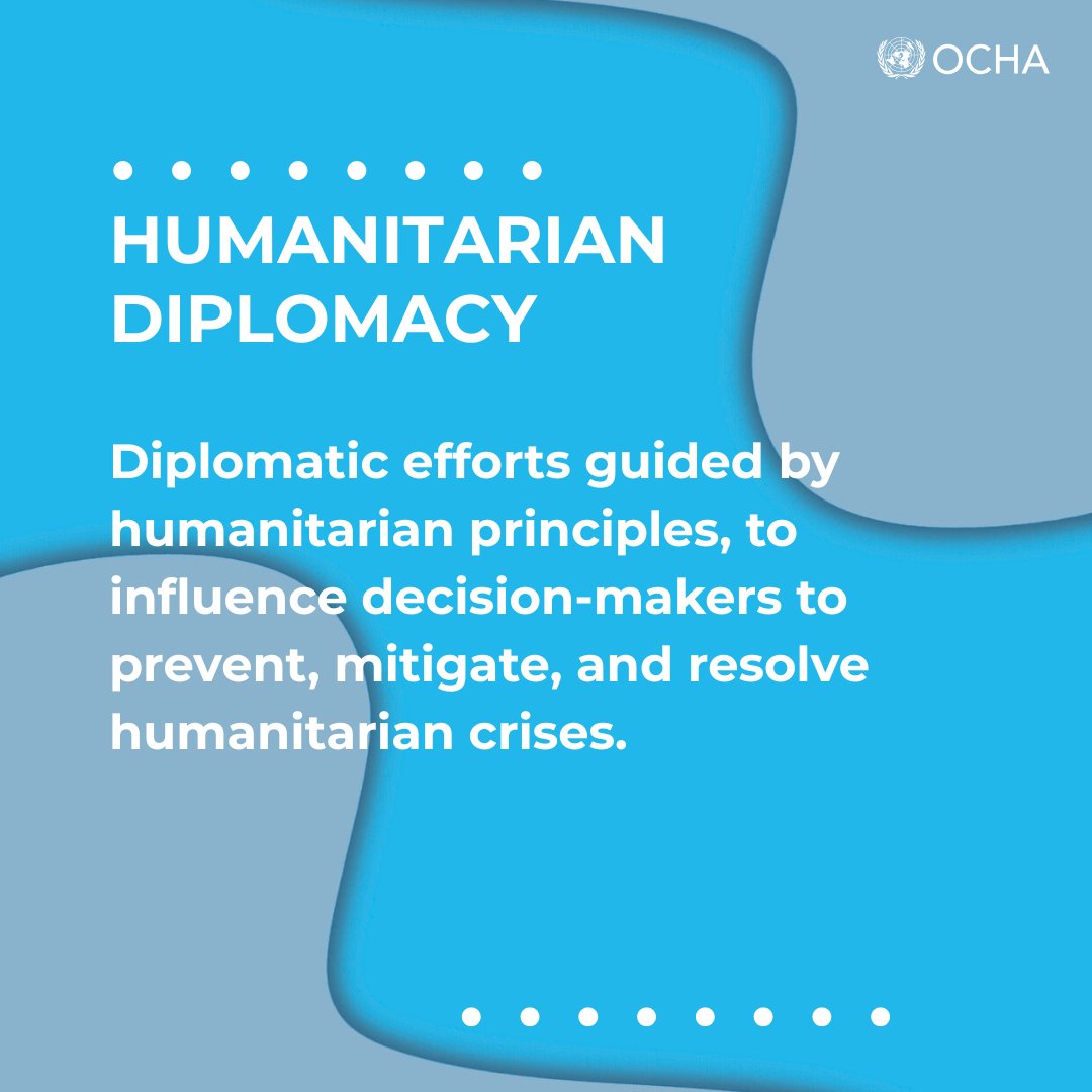 ocharomena's tweet image. #HumanitarianDiplomacy is about more than dialogue. It's about securing access, protecting lives, and upholding humanitarian principles in the most challenging contexts.
It’s a vital tool to prevent, reduce, and respond to humanitarian needs.
Read👇
unocha.org/publications/r…