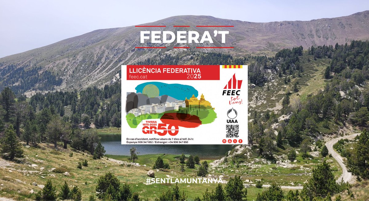 FEEC_cat's tweet image. ⛰️📌 Noves tarifes de la llicència federativa per a l'últim quadrimestre de l'any.
Preus vigents a partir del dia 1 de setembre i fins al 31 de desembre de 2025.
🔗tuit.cat/fC8vK
#sentlamuntanya #sommuntanya #feectotlany #federat2025
